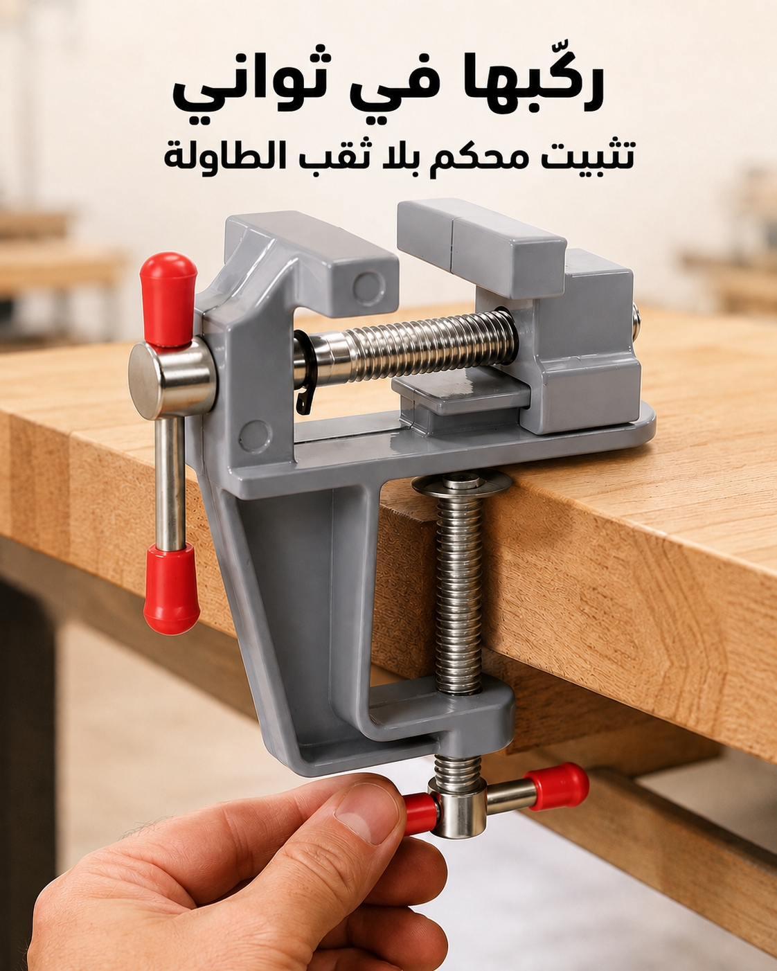ملزمة طاولة صغيرة محمولة للأشغال الدقيقة | Mini Étau de Table